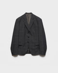 Giacca monopetto in lana Galles