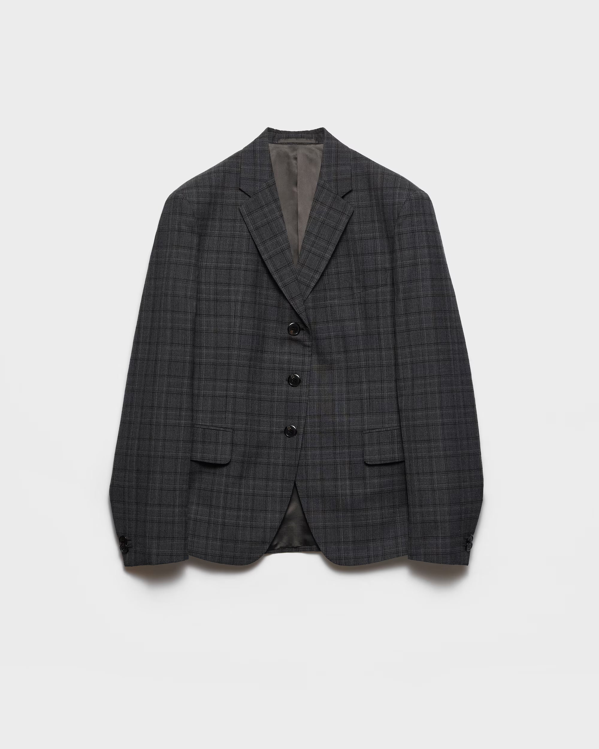 Giacca monopetto in lana Galles