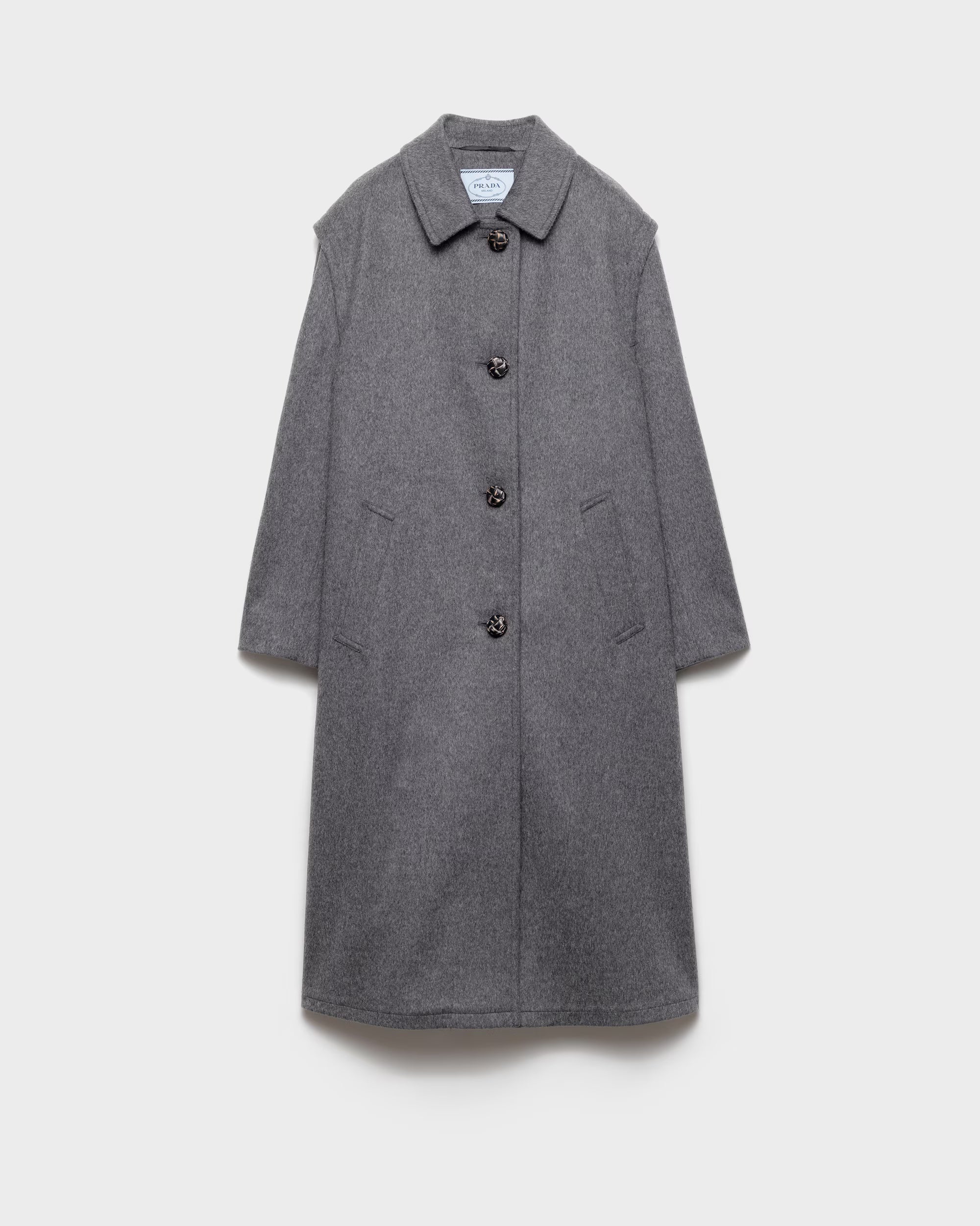 Soprabito monopetto in loden double