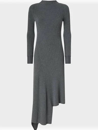 Abito midi a costine - Donna