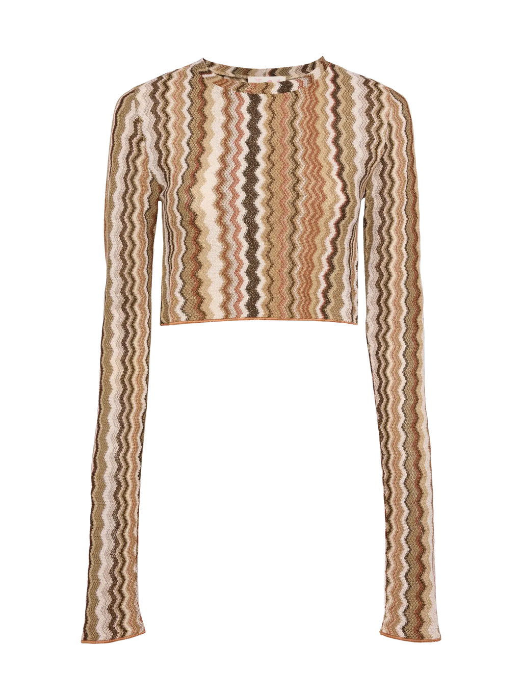 Top crochet beige Aire