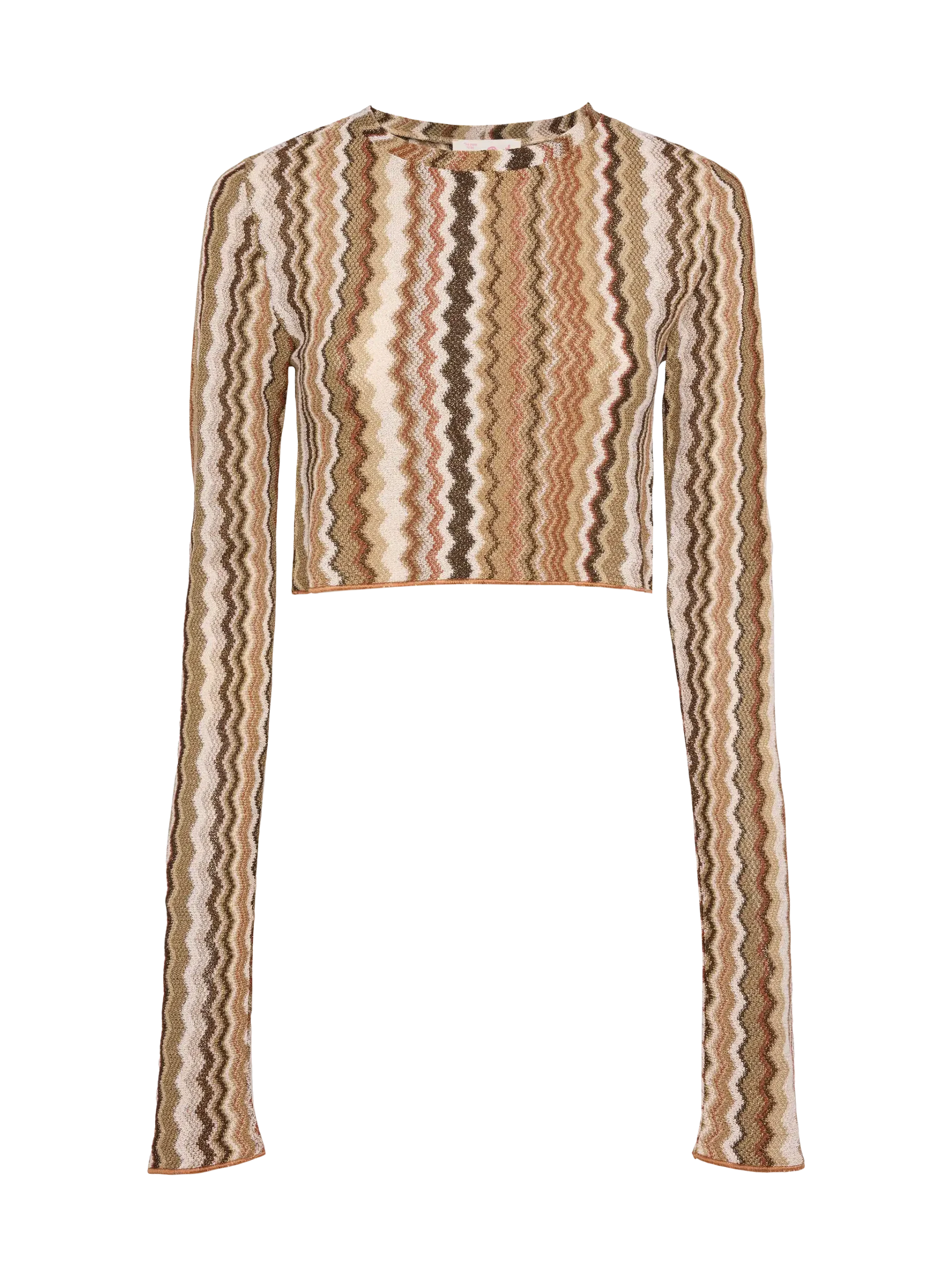 Top crochet beige Aire
