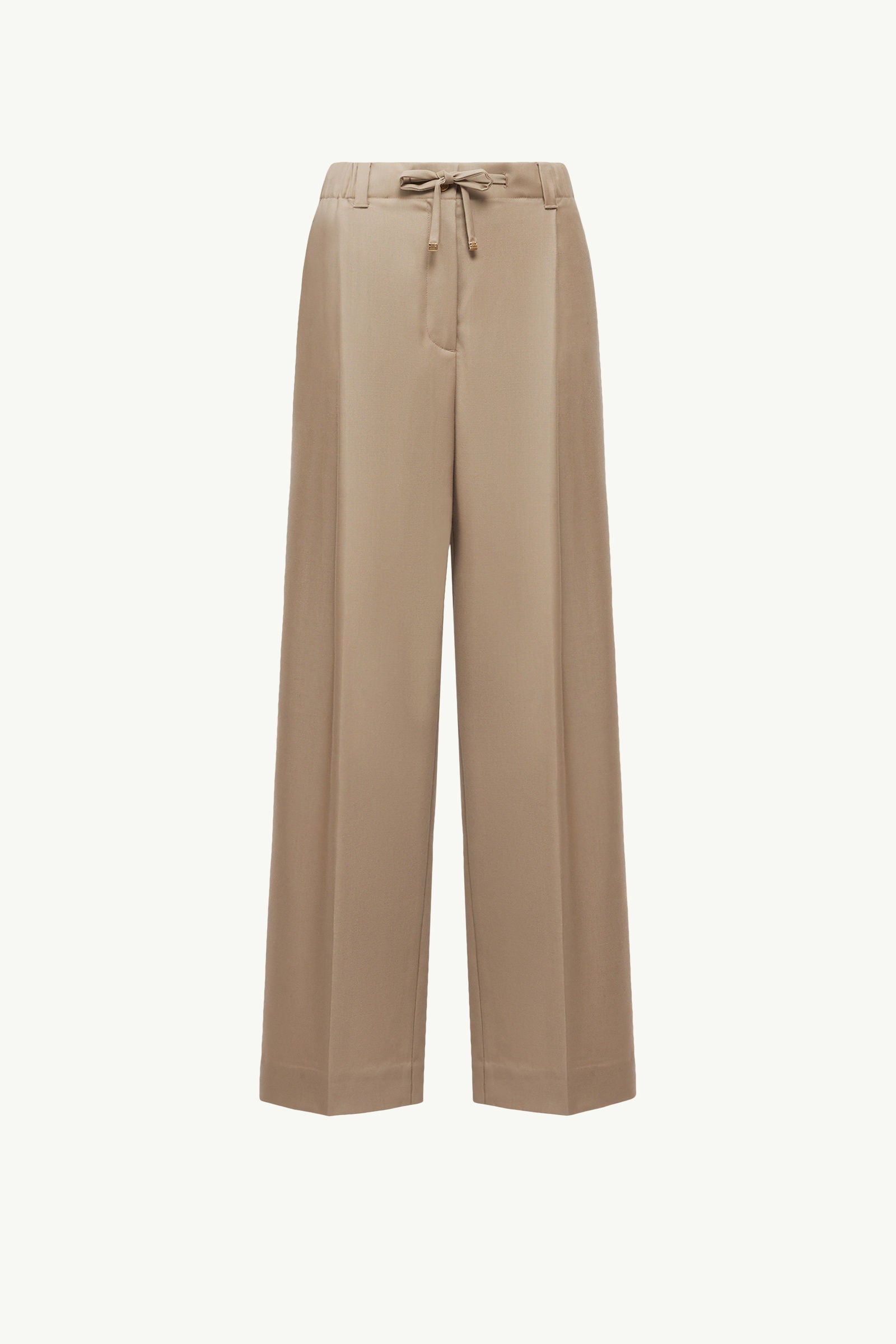 Wool Gabardine Tailored Trousers